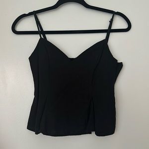 Zara Cotton Peplum Top - S